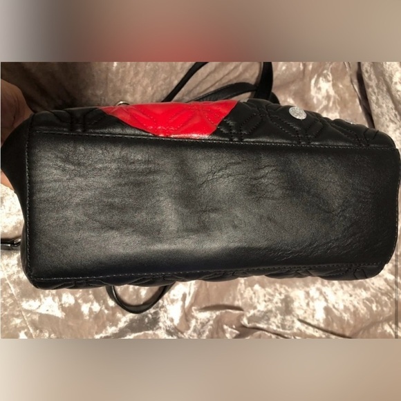 Kate Spade Hello Kitty Purse Black Satchel Crossbody Custom - Picture 5 of 7